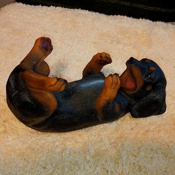 COPY - EUC ~ Dachshund Puppy Wine Bottle Holder - Picture 1 of 4